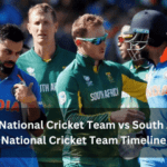 India National Cricket Team vs South Africa National Cricket Team Timeline