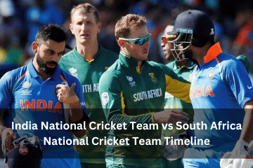 India National Cricket Team vs South Africa National Cricket Team Timeline