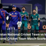 Pakistan National Cricket Team vs India National Cricket Team Match Scorecard