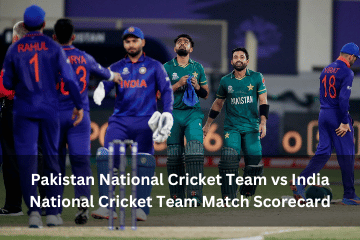 Pakistan National Cricket Team vs India National Cricket Team Match Scorecard