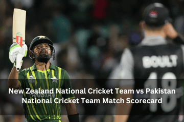 New Zealand National Cricket Team vs Pakistan National Cricket Team Match Scorecard