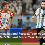 Argentina National Football Team vs Canada Men's National Soccer Team Lineups