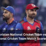 Afghanistan National Cricket Team vs India National Cricket Team Match Scorecard