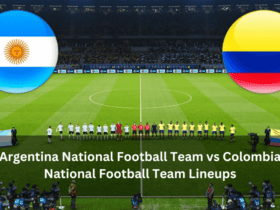 Argentina National Football Team vs Colombia National Football Team Lineups