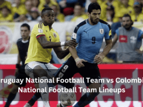 Uruguay National Football Team vs Colombia National Football Team Lineups