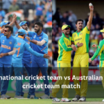 India national cricket team vs Australian men's cricket team match