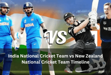 India National Cricket Team vs New Zealand National Cricket Team Timeline