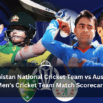 Afghanistan National Cricket Team vs Australian Men's Cricket Team Match Scorecard