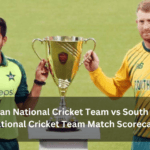 Pakistan National Cricket Team vs South Africa National Cricket Team Match Scorecard