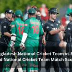 Bangladesh National Cricket Team vs New Zealand National Cricket Team Match Scorecard