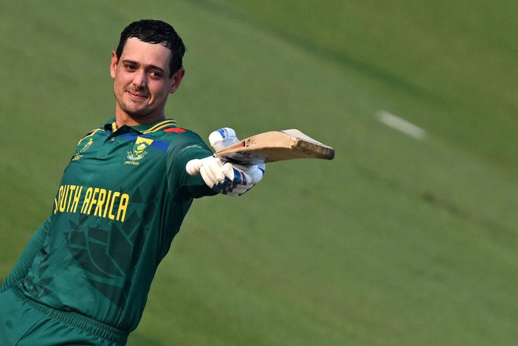 Quinton de Kock's half-century